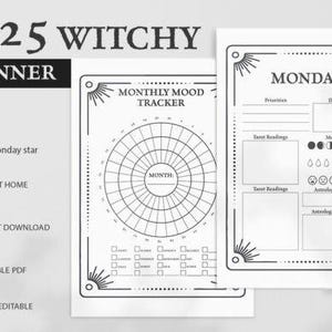 2025 Witchy Planner | Daily, Weekly