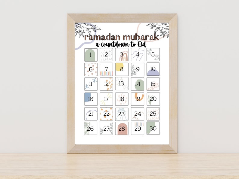 Ramadan Activity, Ramadan Printables, Ramadan Advent Calender, Ramadan ...