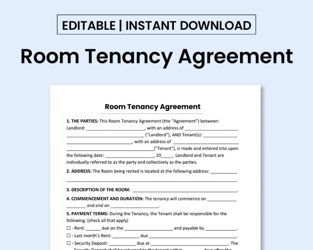 room-tenancy-agreement-template-pdf-form-word-document-printable-and-editable-etsy