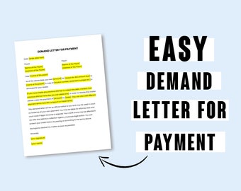 Demand Letter for Payment