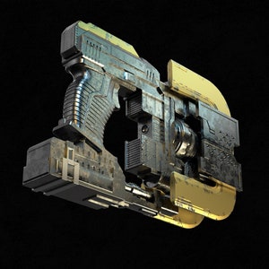 3D Model - Plasma Cutter - Dead Space 2023 Remake - Isaac Clarke - 3D Printable STL Model (digital download)