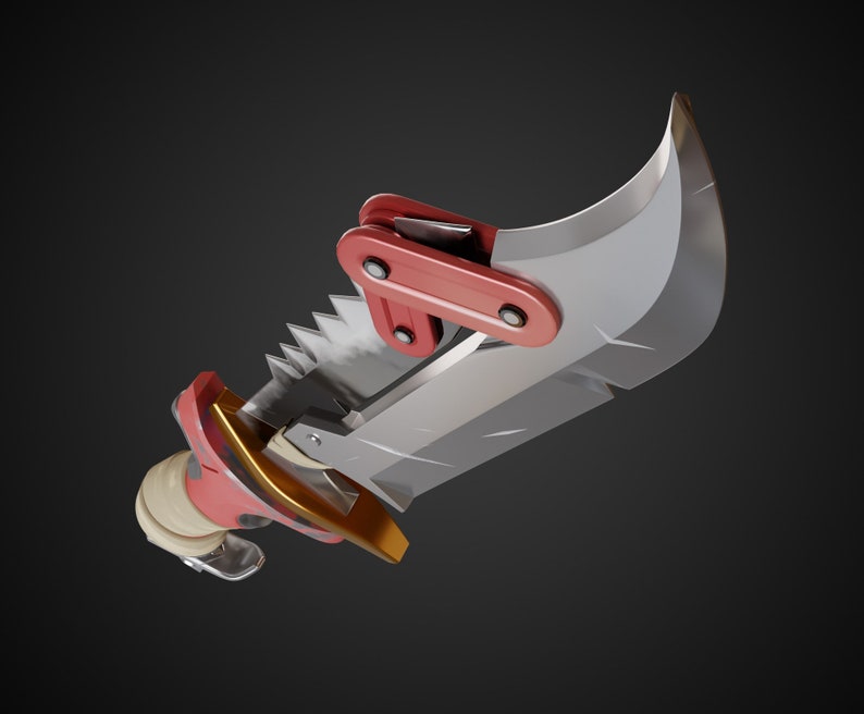 Junker Queen Knife Overwatch 2 3D Model STL - Etsy