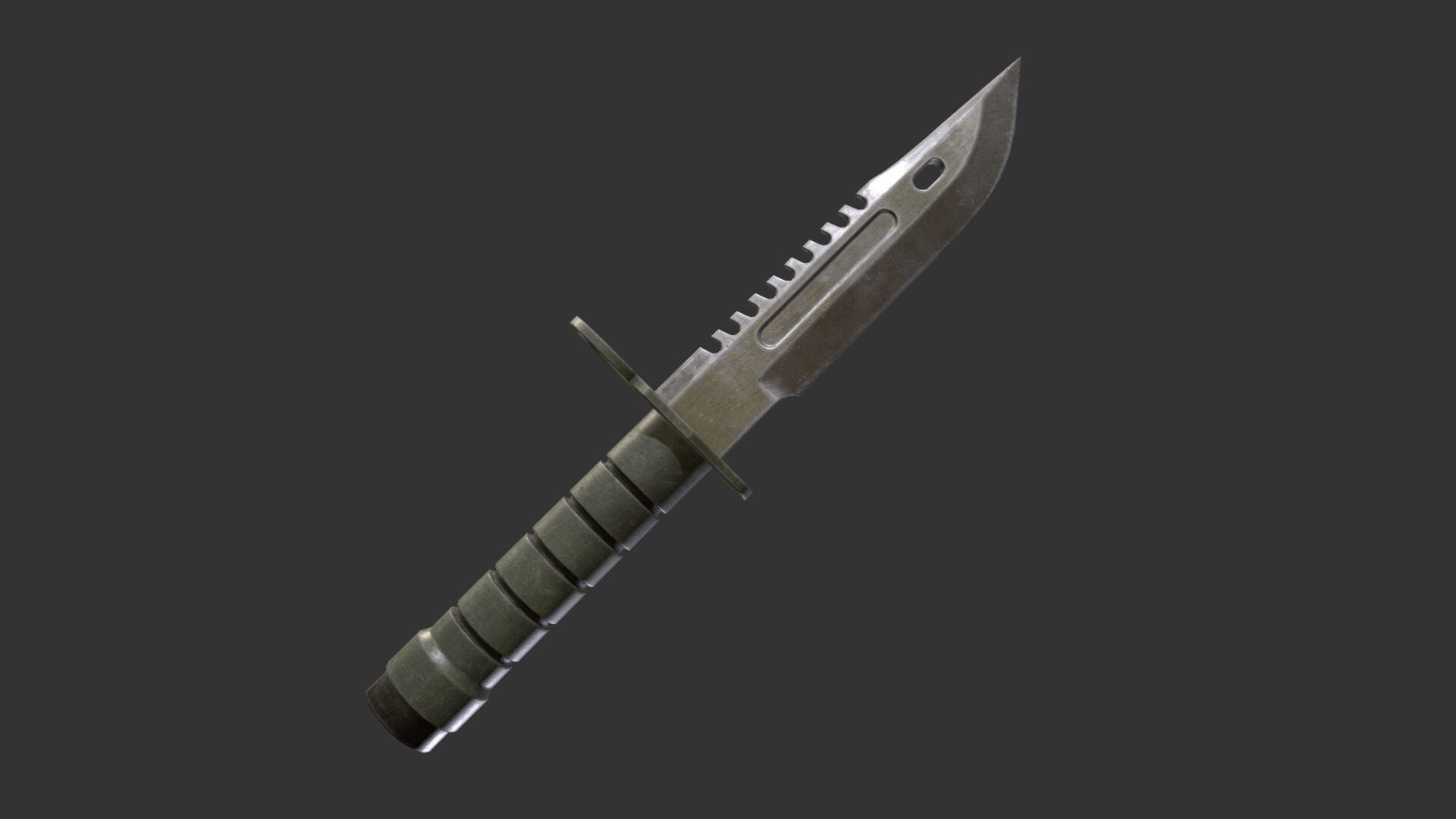 STL file Residual Evil 4: Remake - Jack Krauser combat knife 3D