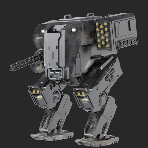 Files for 3D printing - Helldivers 2 - EXO-45 Patriot Exosuit Mech - 3D Printable STL Model (digital download)