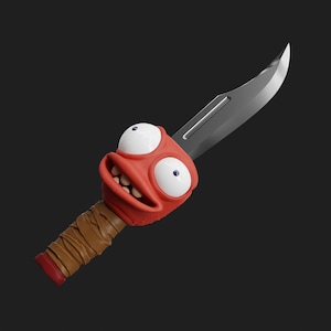 Pliki do druku 3D - High on Life - Knifey - gra nożowa Rick i Morty Cosplay rekwizyty