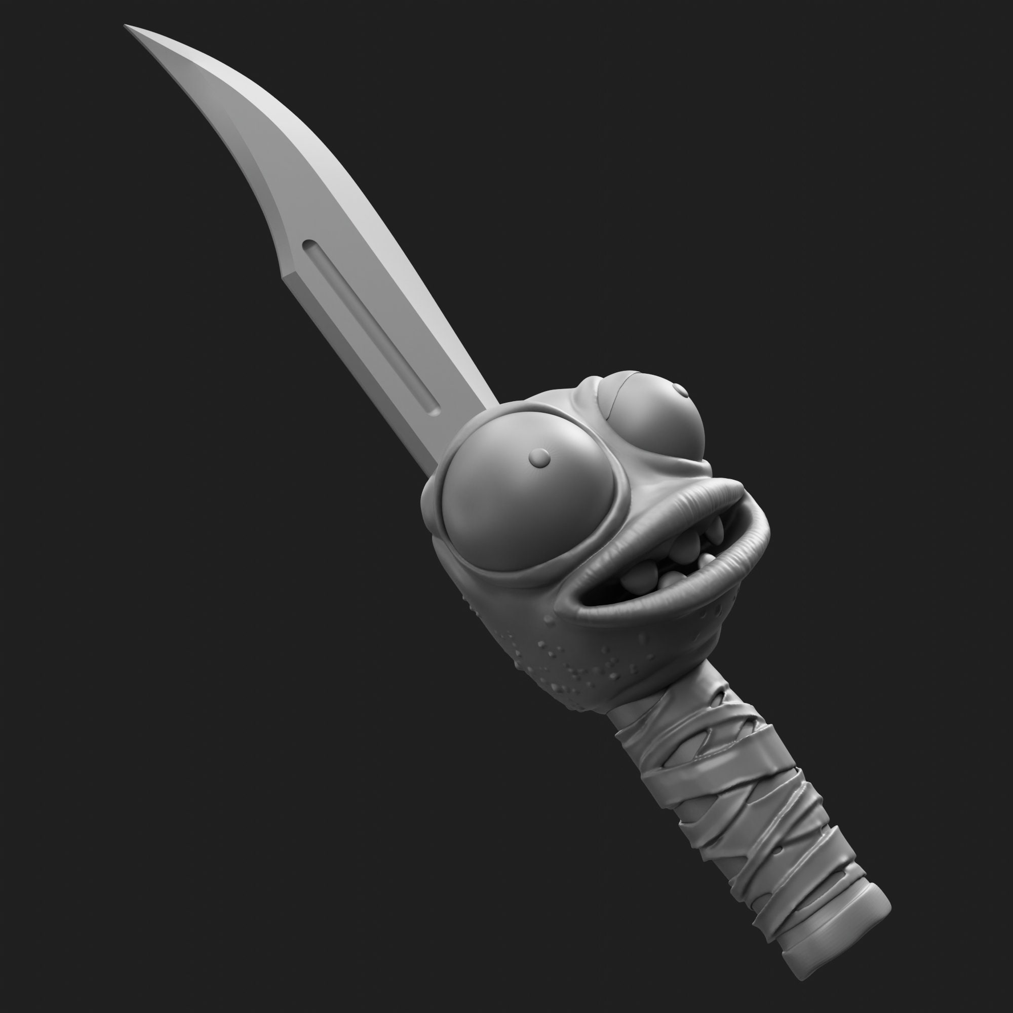 3D file Knifey HIGH ON LIFE knife 🔪・3D print model to download