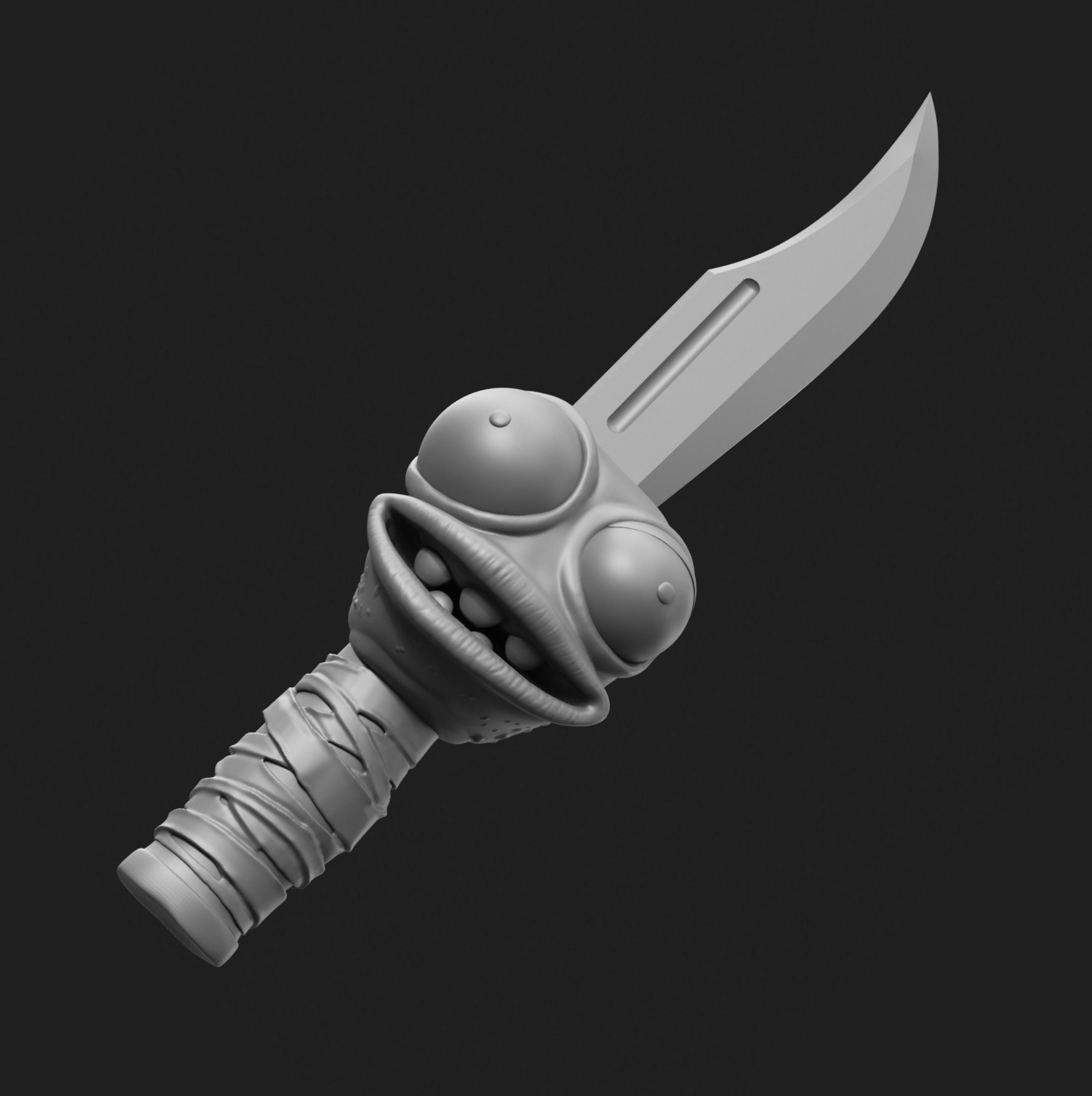 3D file Knifey HIGH ON LIFE knife 🔪・3D print model to download