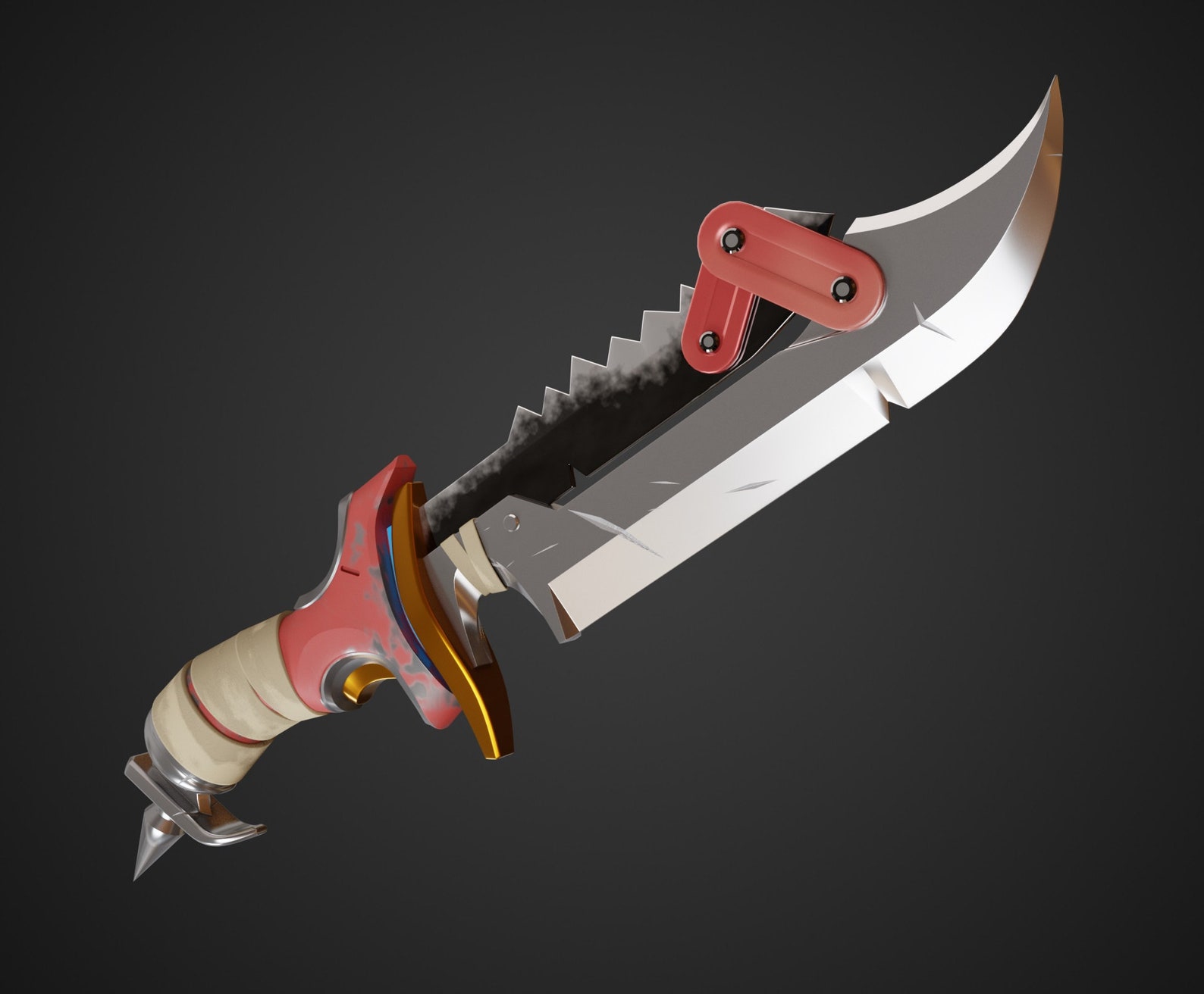 3D Model Junker Queen Knife Overwatch 2 Cosplay Props - Etsy