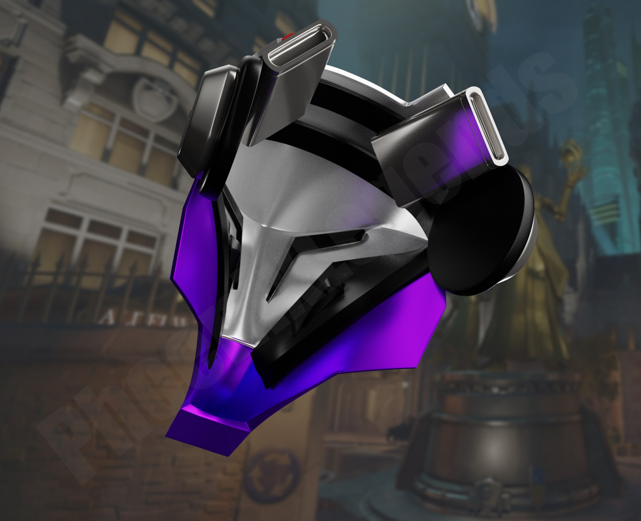 3D Model Overwatch 2 Ramattra Mask Cosplay Props Etsy Australia