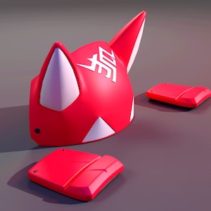 Files for 3D printing - Kiriko Kitsune mask headband and Armor for gloves Overwatch 2 - cosplay props