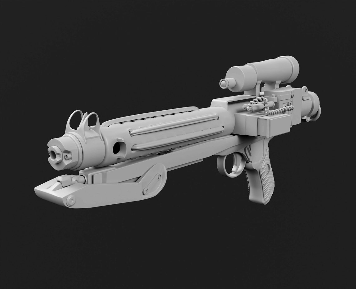 Files for 3D Printing Star Wars E-11 Blaster Rifle - Etsy