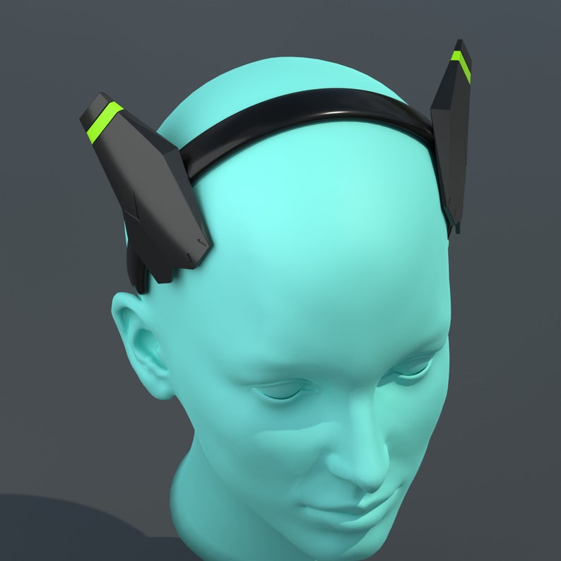 Cyberpunk Edgerunners Rebecca Headband Cosplay Props 3d Etsy