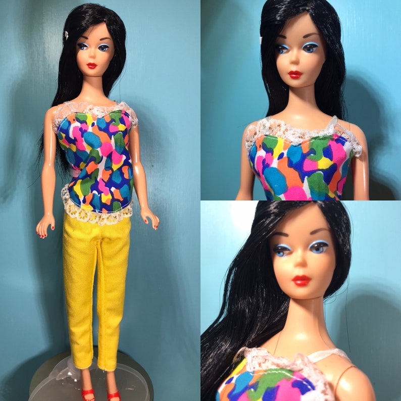Vintage Repro Barbie Reroot Color Magic Silken Flame - Etsy