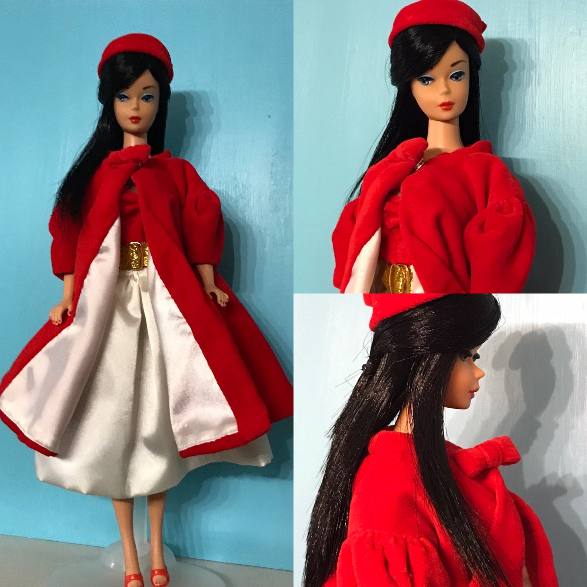 Vintage Repro Barbie Reroot Color Magic Silken Flame - Etsy