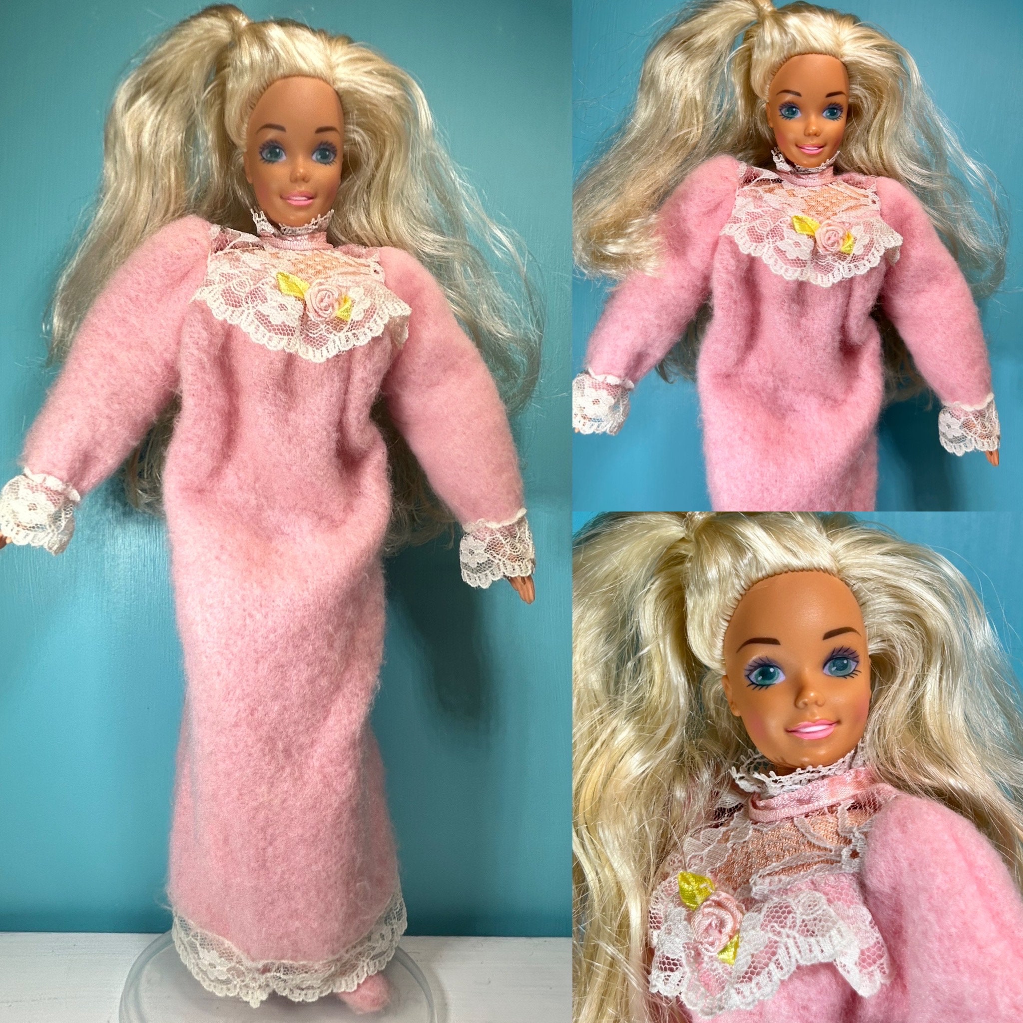 Barbie Soft Body Sleeping Barbie 90s Vintage Bedtime Barbie Plush Body