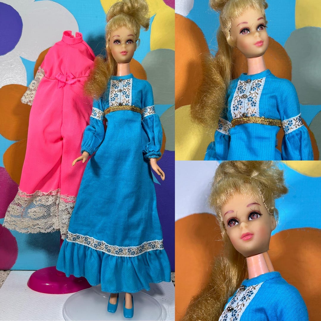 Vintage Francie Growing Pretty Hair Wearing Longview and Entertainer Outfit Barbie Etsy
