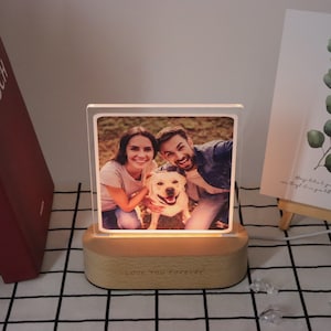 Custom Photo Night Light, 3D Led Lamp, Personalized Picture Lamp, Personalized gift, Gift for Him