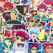 The Disastrous Life of Saiki K. mystery anime stickers, 50 styles japaneses anime collection, random stickers for helmet, notebook, bicycle 