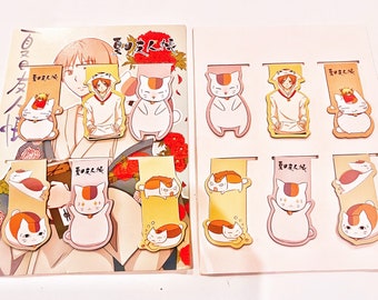 cute anime bookmarks etsy
