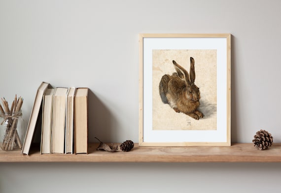 アルブレヒト・デューラーの若い野ウサギの絵画 | ビンテージ