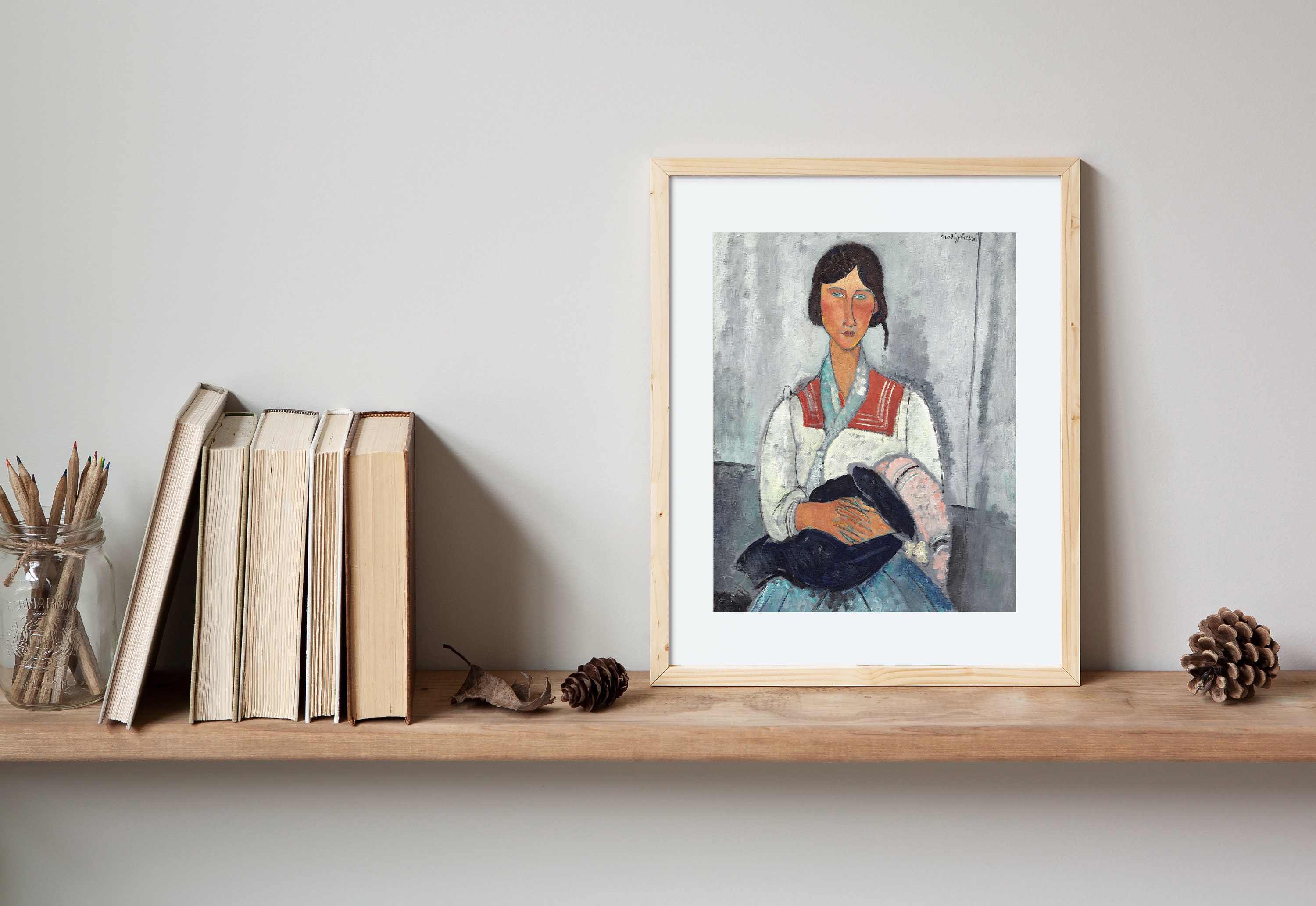 Vintage Modigliani Portrait Painting | Roma Woman With Baby by Amedeo  Modigliani | Modern Portrait Oil Painting of a Woman | DIGITAL PRINT - Etsy, image size:3000x2065