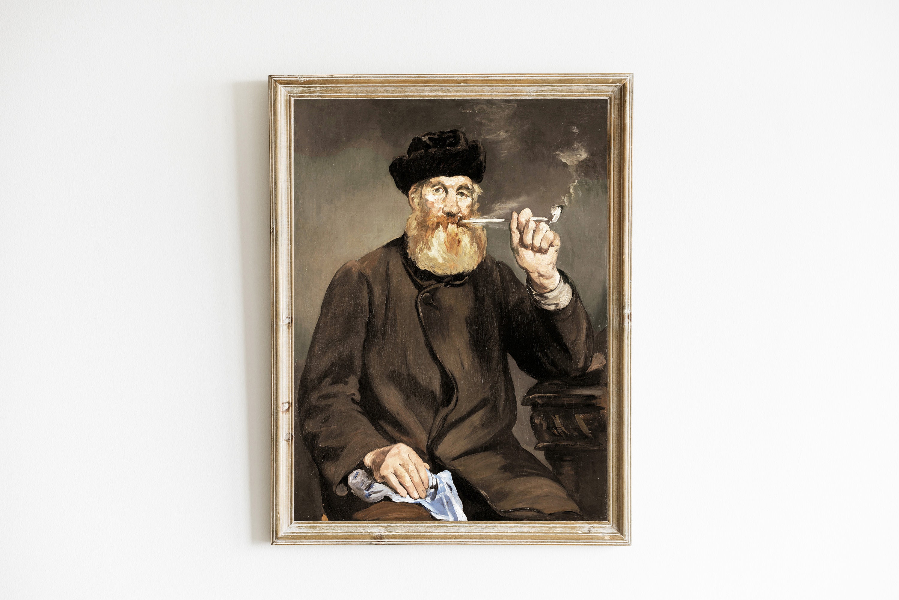 エドゥアール・マネ作「パイプを吸う男」 | ヴィンテージのマネの