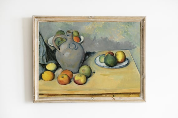 セザンヌの静物画 果物の絵画 | ヴィンテージ ポール セザンヌの