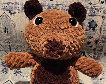 "Beverly Beaver Plüschtier ""Häkelanleitung""."