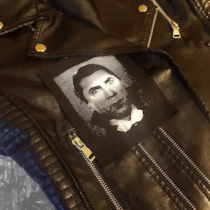 Bela Lugosi Dracula screen printed patch Horror Punk Black metal Goth Occult Folk lore