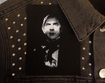 Bela Lugosi Dracula screen printed patch Horror Punk Black metal Goth Occult Folk lore