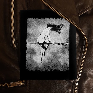 Parche serigrafiado "Départ pour le Sabbat" Horror Punk Black metal Gótico Ocultismo Folklore Penot