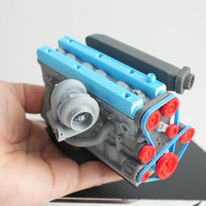 Motor 2JZ detalhado, totalmente impresso em 3D (arquivo STL)