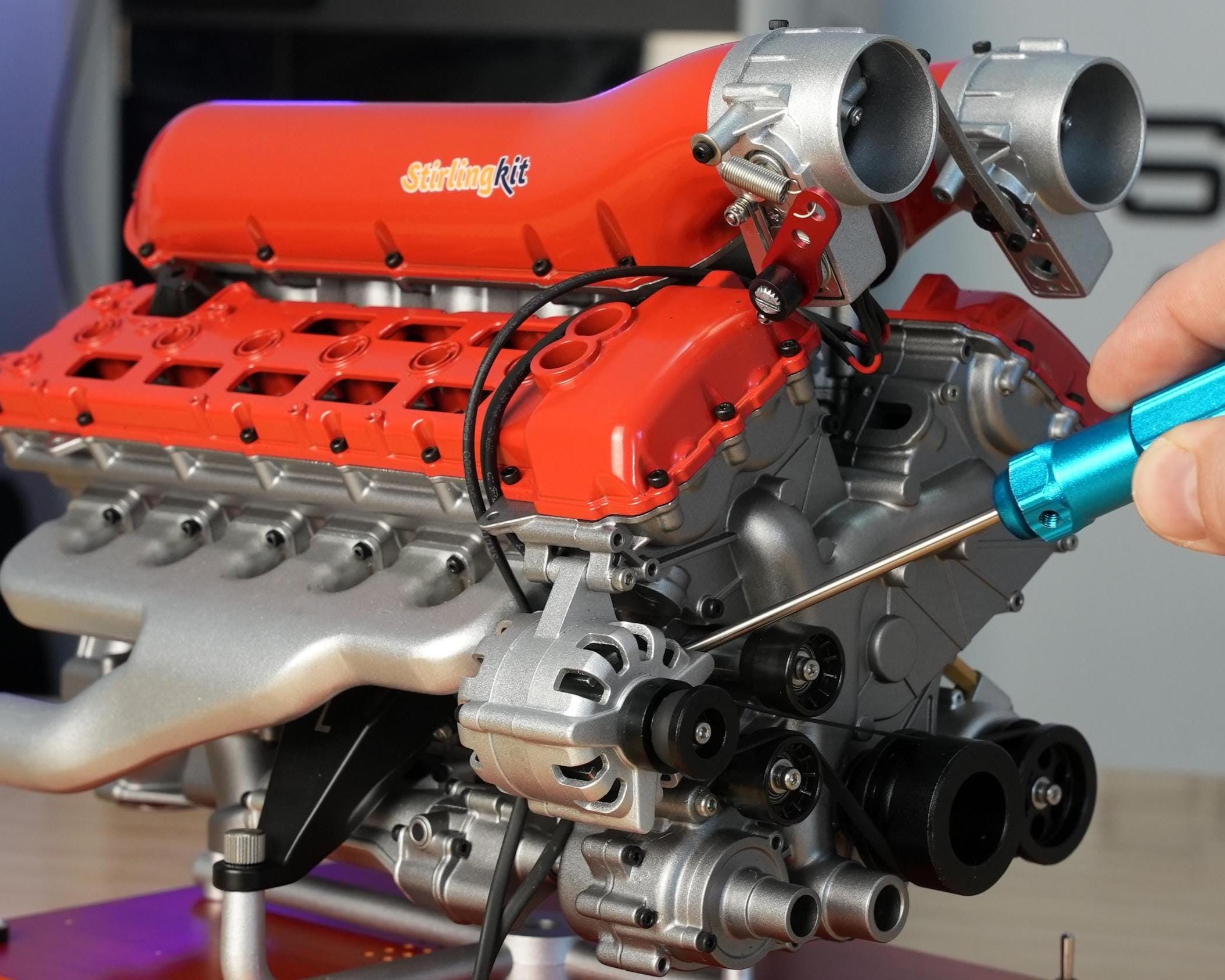 Your Own V12 Supercar Engine Model - Etsy
