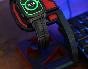 Smartwatch-oplaadstandaard voor Huawei Rechthoekige magnetische oplader – 3D-geprint bureaudock met kabelbeheer