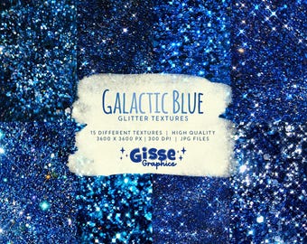 Galactic Blue | Large Textures | High Quality | 12 x 12" | Digital Papers