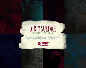 Dirty Surface | Grunge Textures | High Quality | 12 x 12" | Grunge Digital Papers