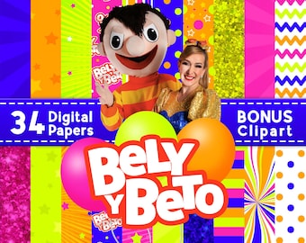 Bely and Beto | Digital Papers and Clipart
