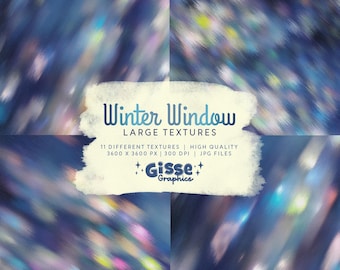 Winter Window | Large Textures | High Quality | 12 x 12" | Digital Papers