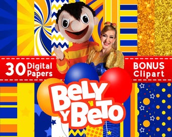 Bely and Beto | Digital Papers and Clipart