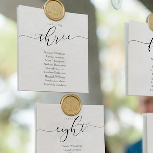 Plantilla de plano de asientos para bodas de 5 x 5, tarjetas de asientos, plano de asientos elegante, plano de asientos de mesa imprimible, plantilla de plano de asientos, Amelia