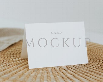 Invitation Mockup, Thank You Card Mockup, Wedding Stationery Mockup, RSVP Card Mockup, Blank Card Mockup, Boho Mockup, Horizontal Mockup