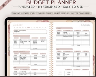 Digital Budget Planner, Paycheck Budget, Budget Planner, Budget Planner iPad, Goodnotes Budget, Savings Tracker, Financial Digital Planner