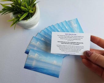 God’s Plans For You Gospel Tracts Jeremiah 29 11 • 25 Pack Pocket Scripture Cards with Salvation Prayer • Christian Encouragement