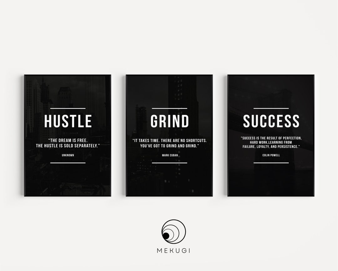 Set of 3 Printable Office Decor Motivational Wall Art - Etsy