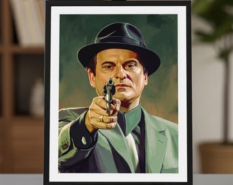 Goodfellas, Tommy DeVito Movie Poster, Joe Pesci, Martin Scorsese, Mafia Film Decor, 12x16in
