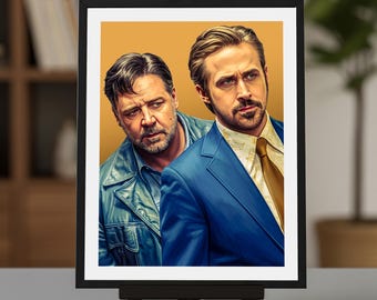 Nice Guys Movie Poster, 12x16in
