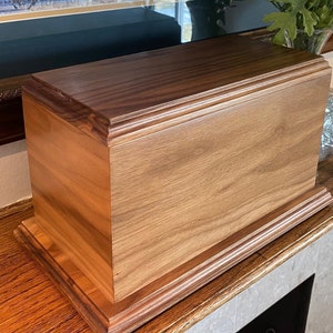 Wooden Urns for Human or pet ashes