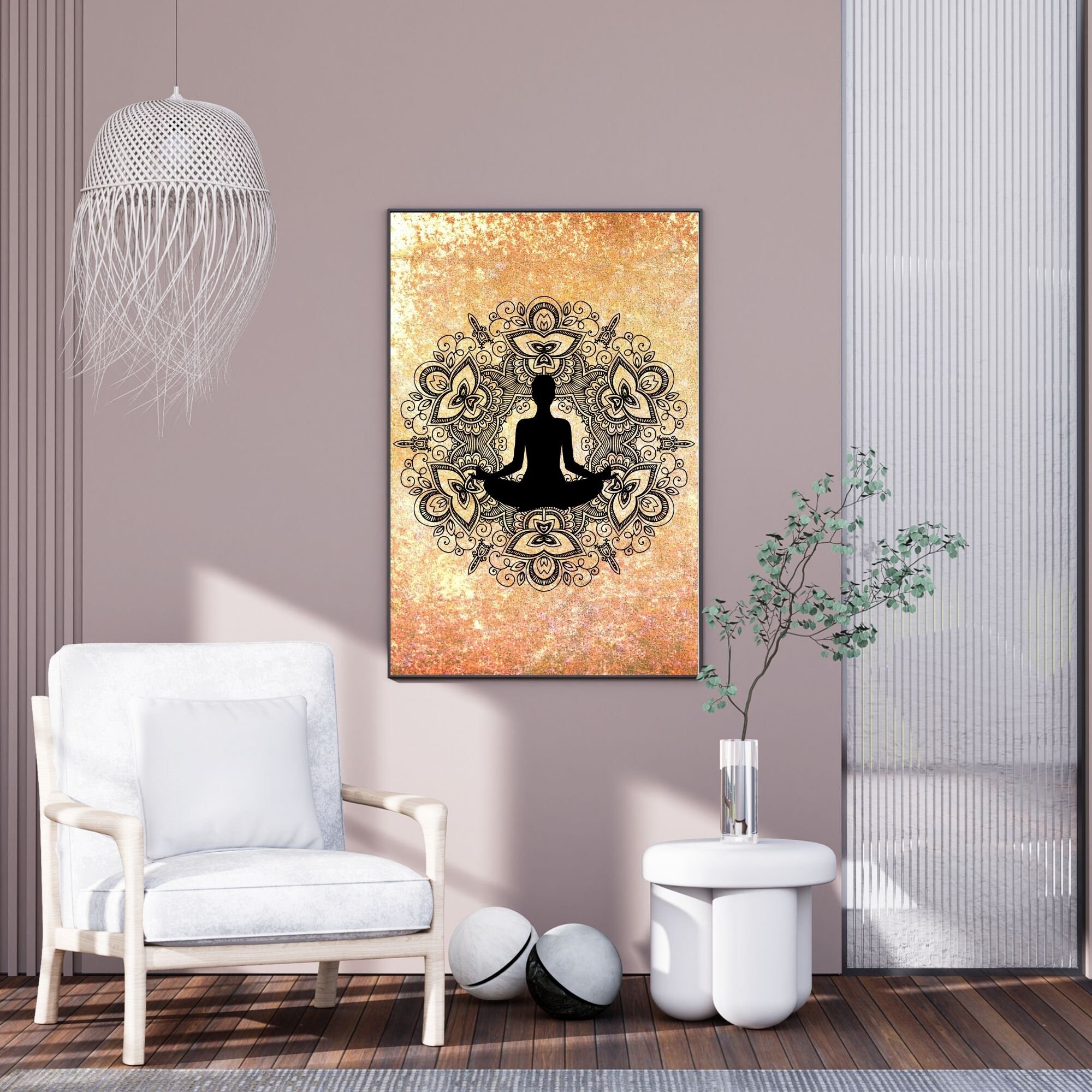 Universe Wall Art, Spiritual Wall Decor Print, Modern Boho Decor ...
