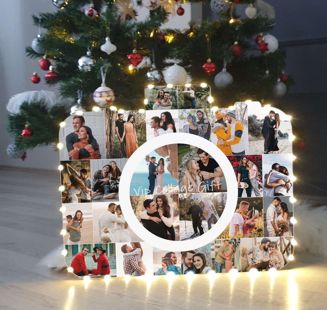 Photo Collection Gifts Camera Pattern Photo Collage Gift, Photographer Gift, Custom Picture ...
