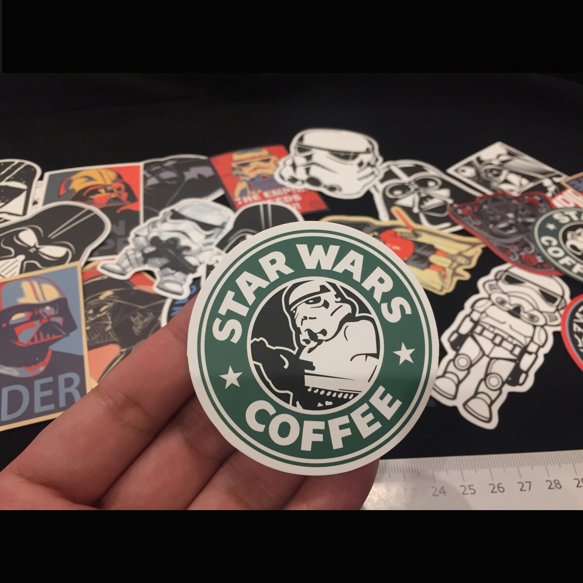 Starcade Sticker 25pcs Starwar Cartoon Vinyl Sticker Snowboard Luggage Laptop Phone ...